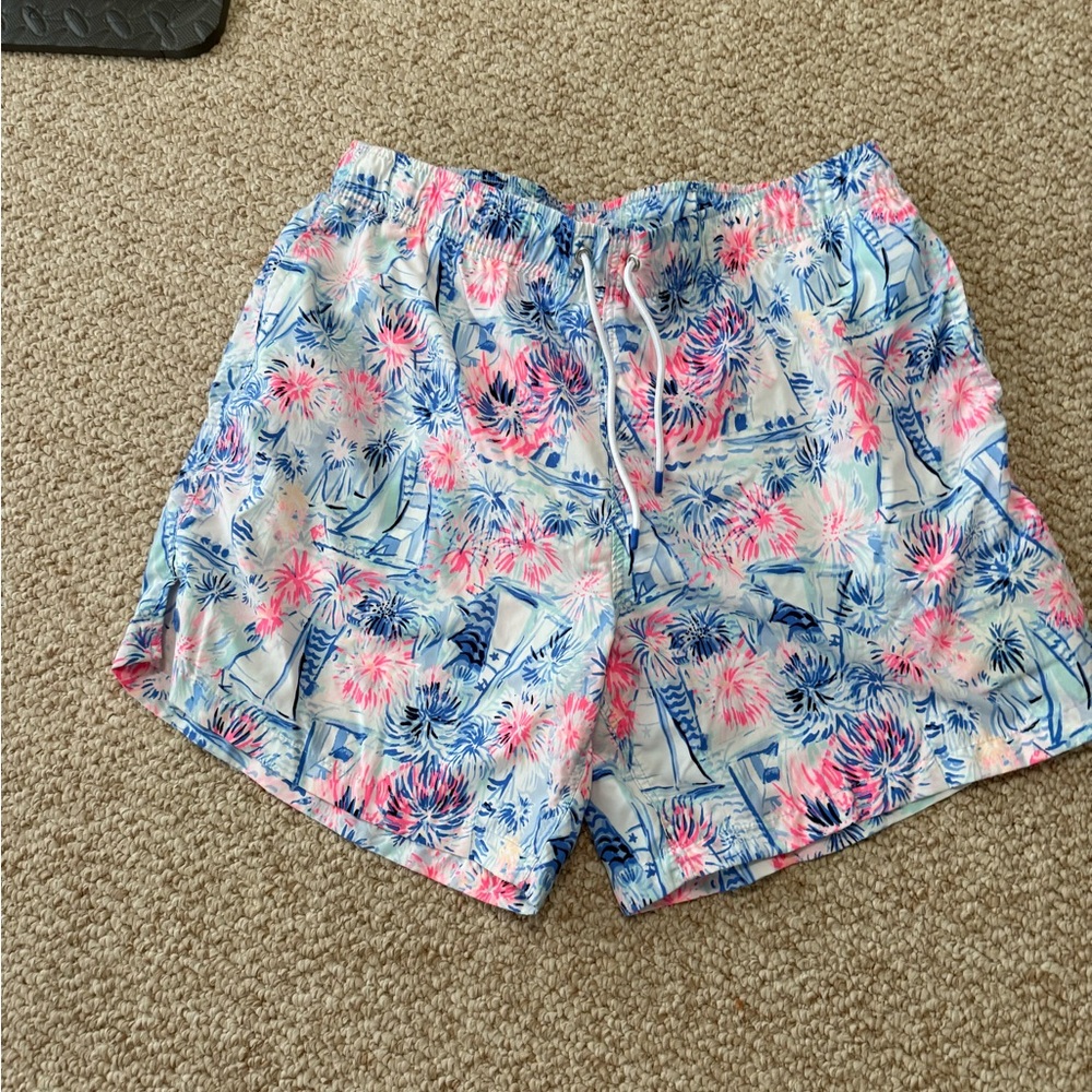 Lilly Pulitzer Men’s swim shorts.